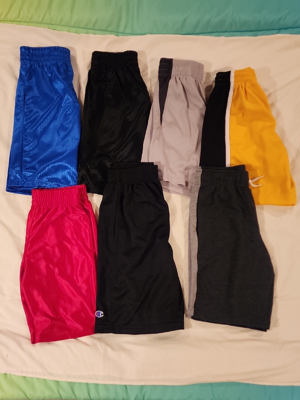 Bundle Of Kids Athletic Shorts Pack - Size Medium 8